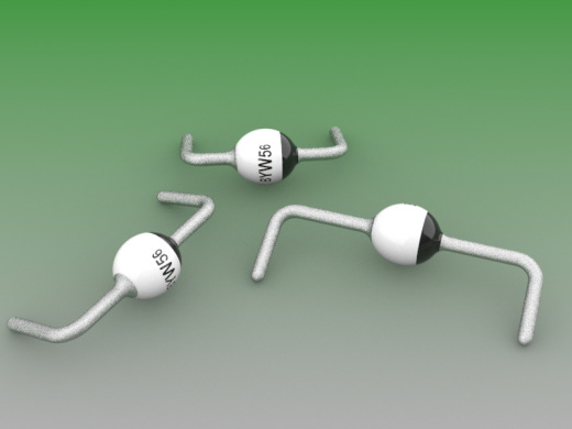 SOD-57型二极管外壳，外壳尺寸为4.0 x 3.6毫米，引线直径为0.82毫米缩略图